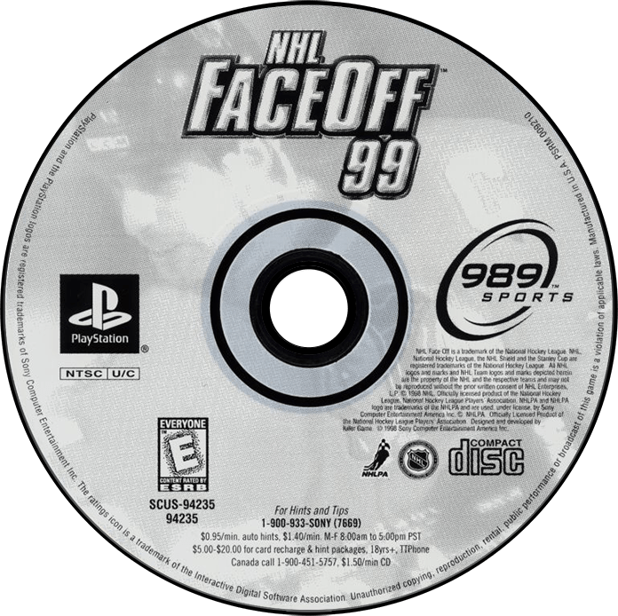 NHL FaceOff 99 media 5 for Playstation